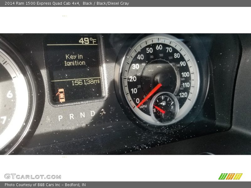 Black / Black/Diesel Gray 2014 Ram 1500 Express Quad Cab 4x4