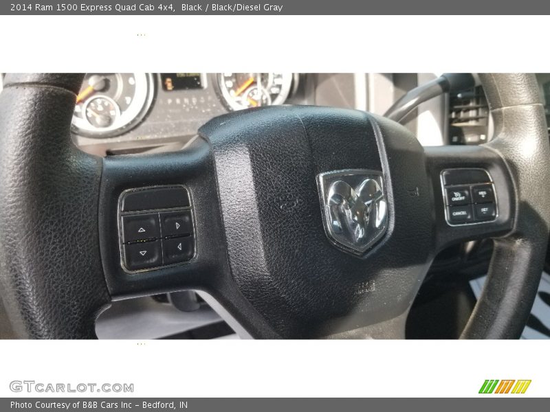 Black / Black/Diesel Gray 2014 Ram 1500 Express Quad Cab 4x4