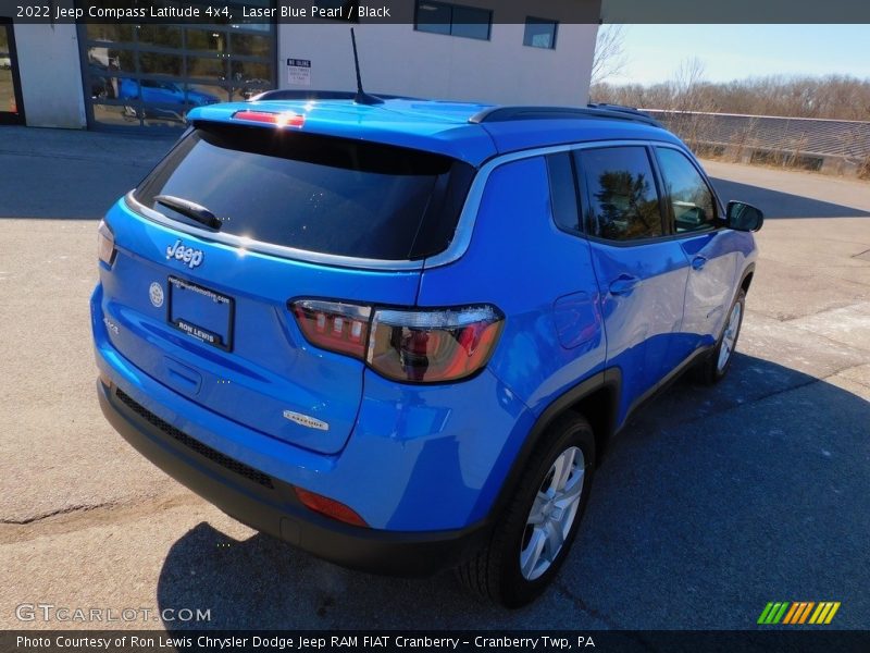 Laser Blue Pearl / Black 2022 Jeep Compass Latitude 4x4