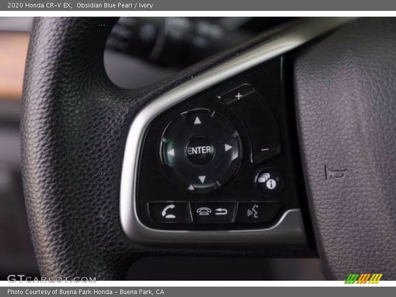 Obsidian Blue Pearl / Ivory 2020 Honda CR-V EX