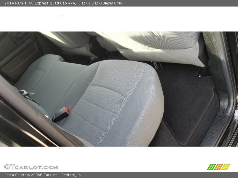 Black / Black/Diesel Gray 2014 Ram 1500 Express Quad Cab 4x4
