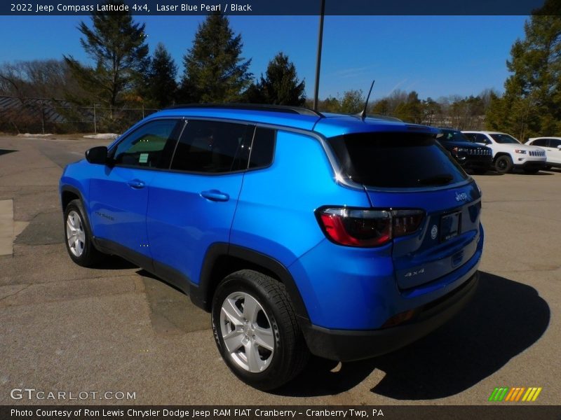 Laser Blue Pearl / Black 2022 Jeep Compass Latitude 4x4