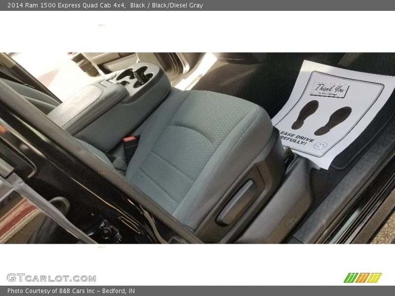 Black / Black/Diesel Gray 2014 Ram 1500 Express Quad Cab 4x4