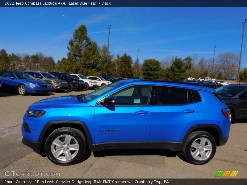 Laser Blue Pearl / Black 2022 Jeep Compass Latitude 4x4