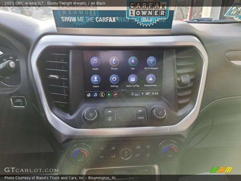 Ebony Twilight Metallic / Jet Black 2021 GMC Acadia SLT