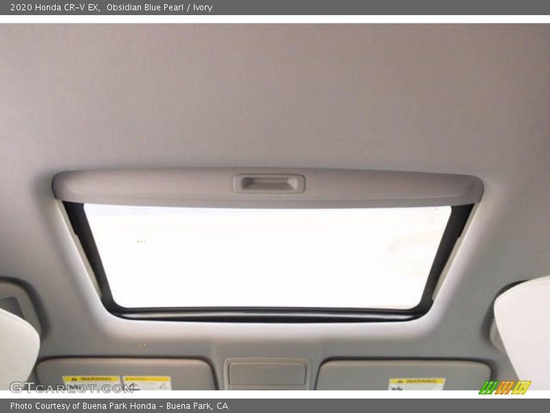 Obsidian Blue Pearl / Ivory 2020 Honda CR-V EX