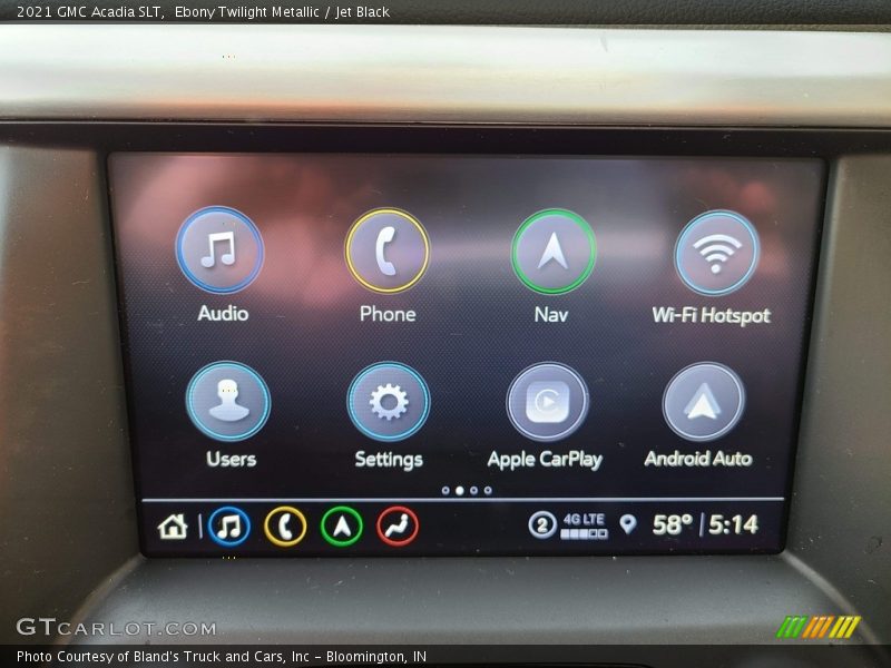 Ebony Twilight Metallic / Jet Black 2021 GMC Acadia SLT