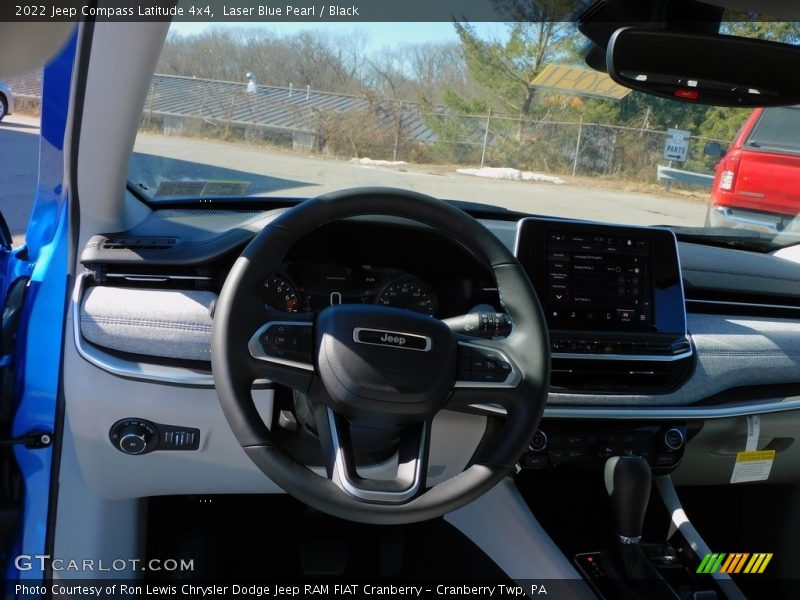 Laser Blue Pearl / Black 2022 Jeep Compass Latitude 4x4