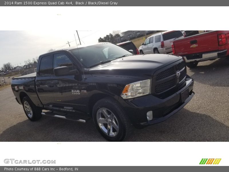 Black / Black/Diesel Gray 2014 Ram 1500 Express Quad Cab 4x4