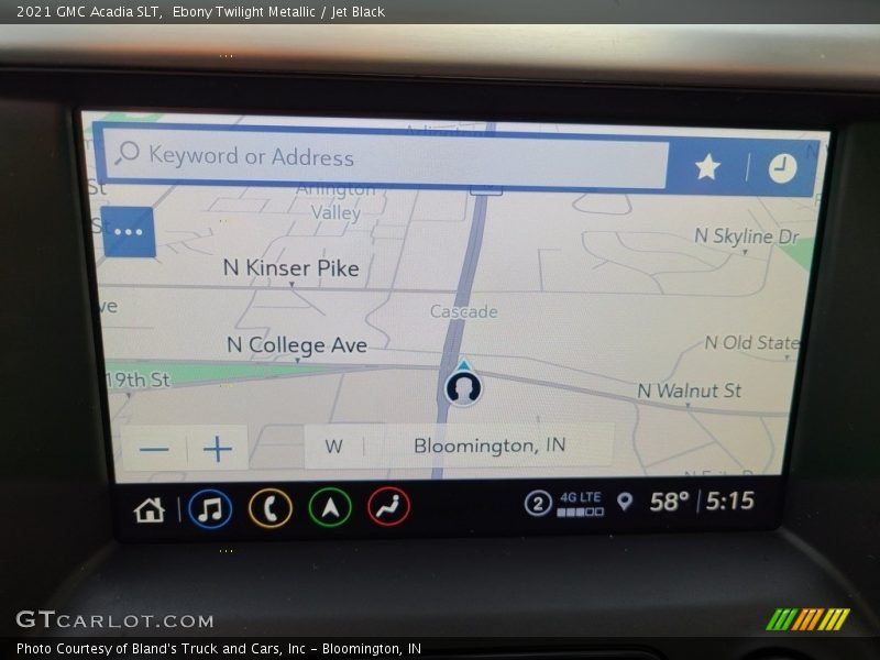 Ebony Twilight Metallic / Jet Black 2021 GMC Acadia SLT