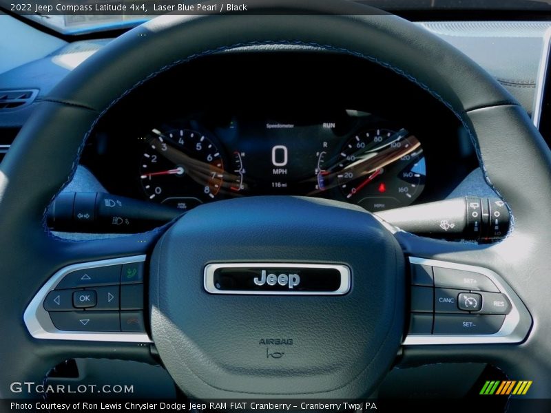 Laser Blue Pearl / Black 2022 Jeep Compass Latitude 4x4