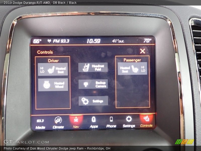 DB Black / Black 2019 Dodge Durango R/T AWD