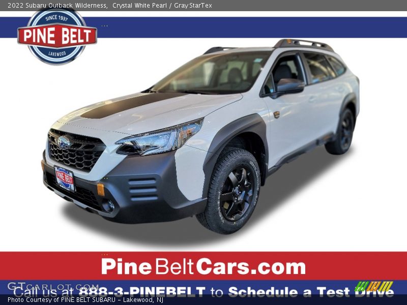 Crystal White Pearl / Gray StarTex 2022 Subaru Outback Wilderness