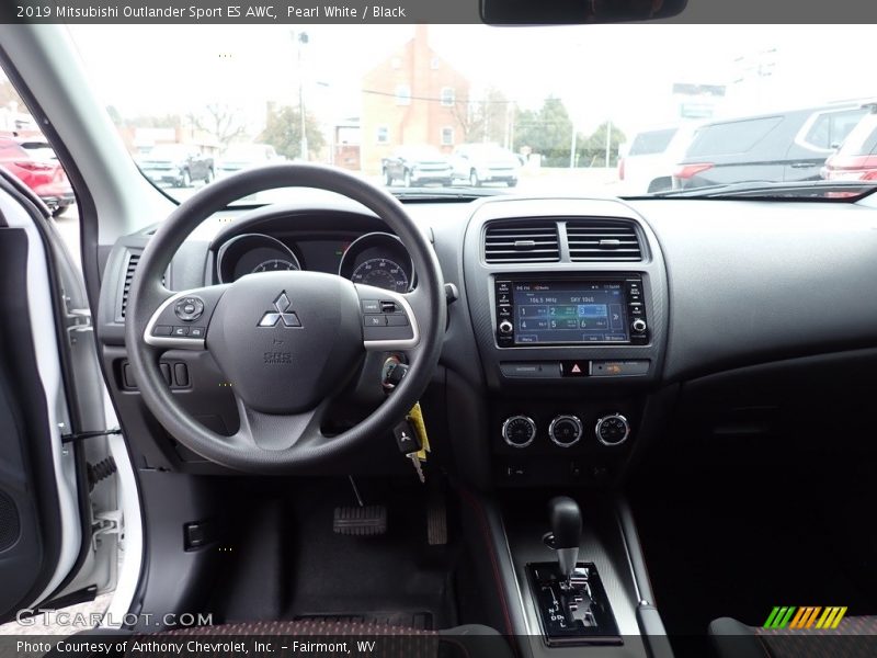 Pearl White / Black 2019 Mitsubishi Outlander Sport ES AWC