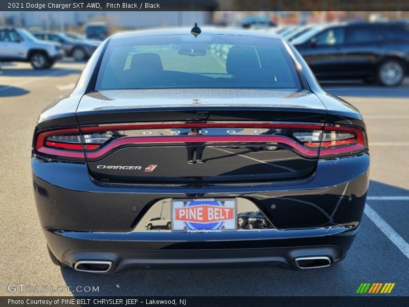 Pitch Black / Black 2021 Dodge Charger SXT AWD