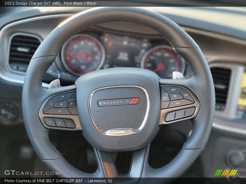 Pitch Black / Black 2021 Dodge Charger SXT AWD