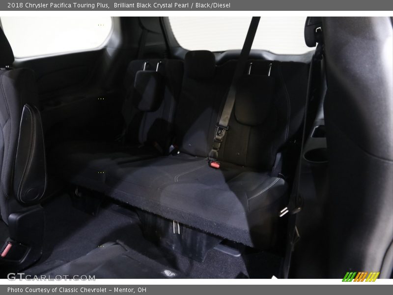 Brilliant Black Crystal Pearl / Black/Diesel 2018 Chrysler Pacifica Touring Plus