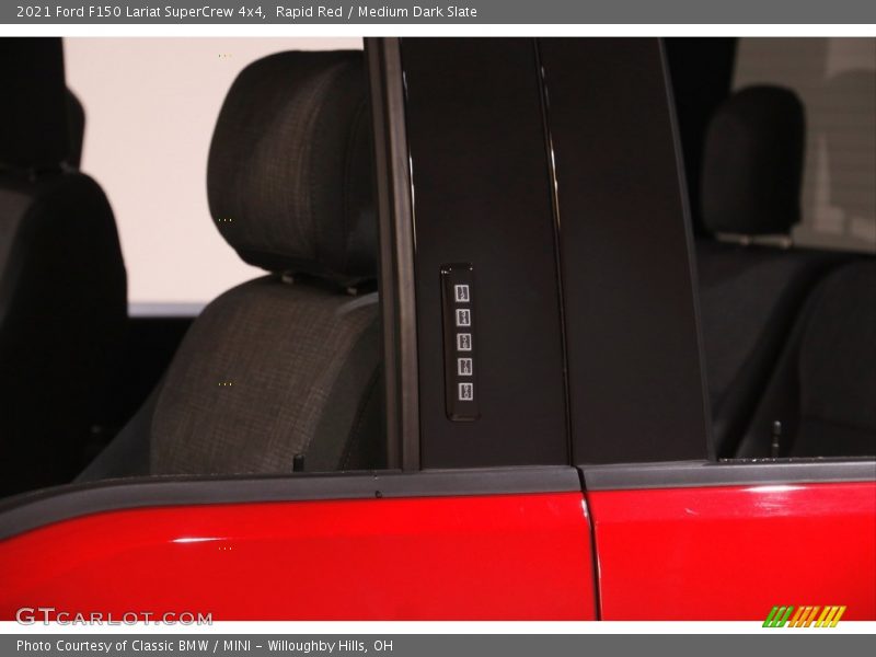 Rapid Red / Medium Dark Slate 2021 Ford F150 Lariat SuperCrew 4x4