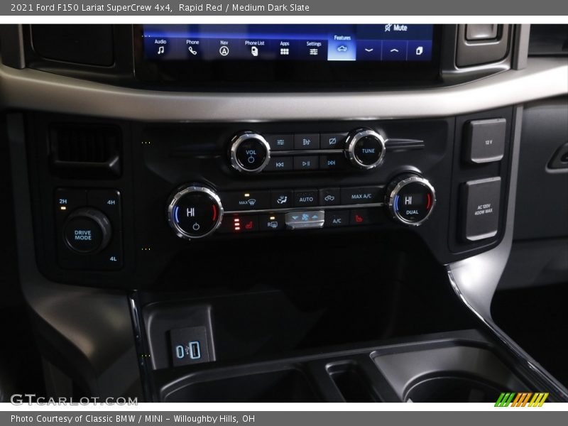 Rapid Red / Medium Dark Slate 2021 Ford F150 Lariat SuperCrew 4x4