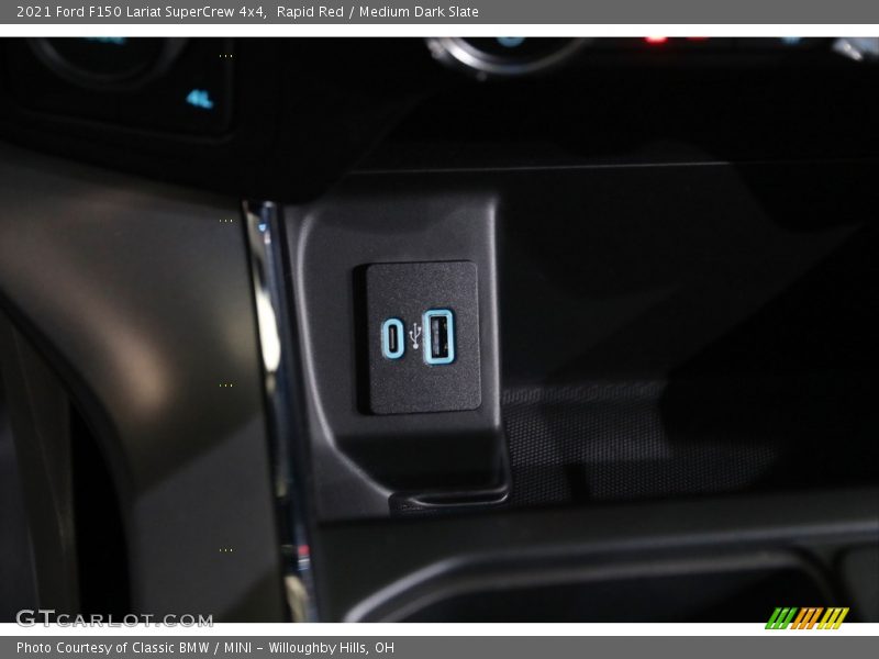 Rapid Red / Medium Dark Slate 2021 Ford F150 Lariat SuperCrew 4x4