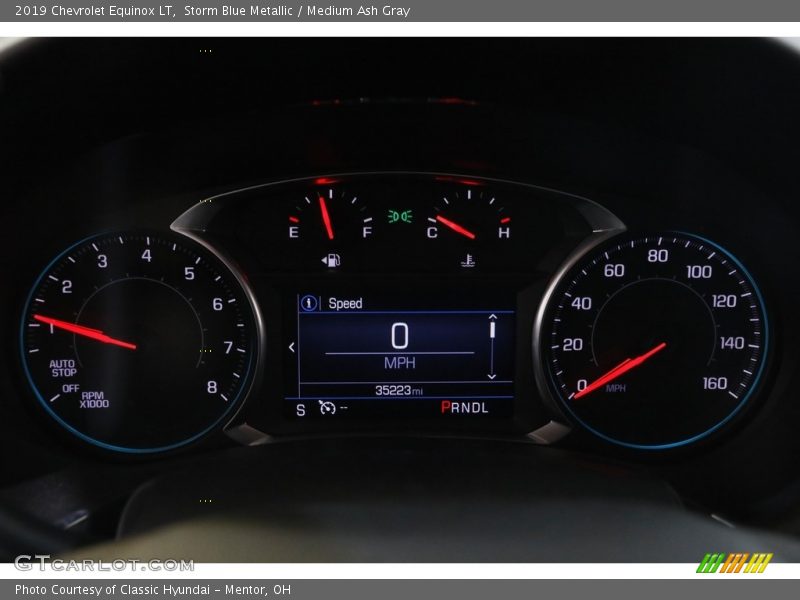 Storm Blue Metallic / Medium Ash Gray 2019 Chevrolet Equinox LT