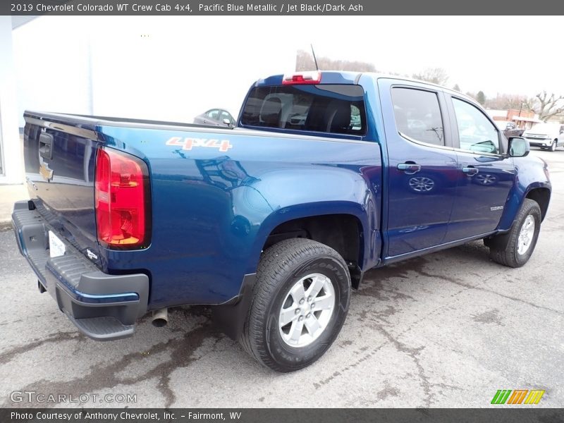 Pacific Blue Metallic / Jet Black/Dark Ash 2019 Chevrolet Colorado WT Crew Cab 4x4