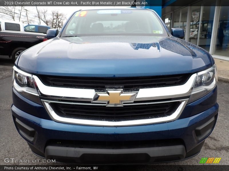 Pacific Blue Metallic / Jet Black/Dark Ash 2019 Chevrolet Colorado WT Crew Cab 4x4