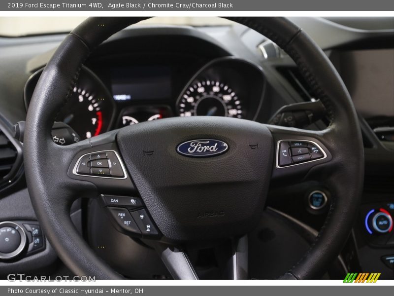 Agate Black / Chromite Gray/Charcoal Black 2019 Ford Escape Titanium 4WD