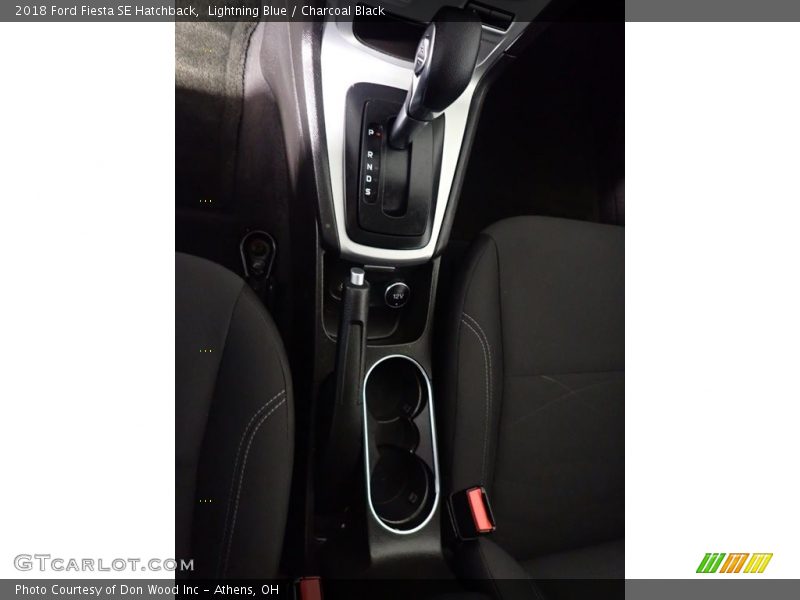 Lightning Blue / Charcoal Black 2018 Ford Fiesta SE Hatchback