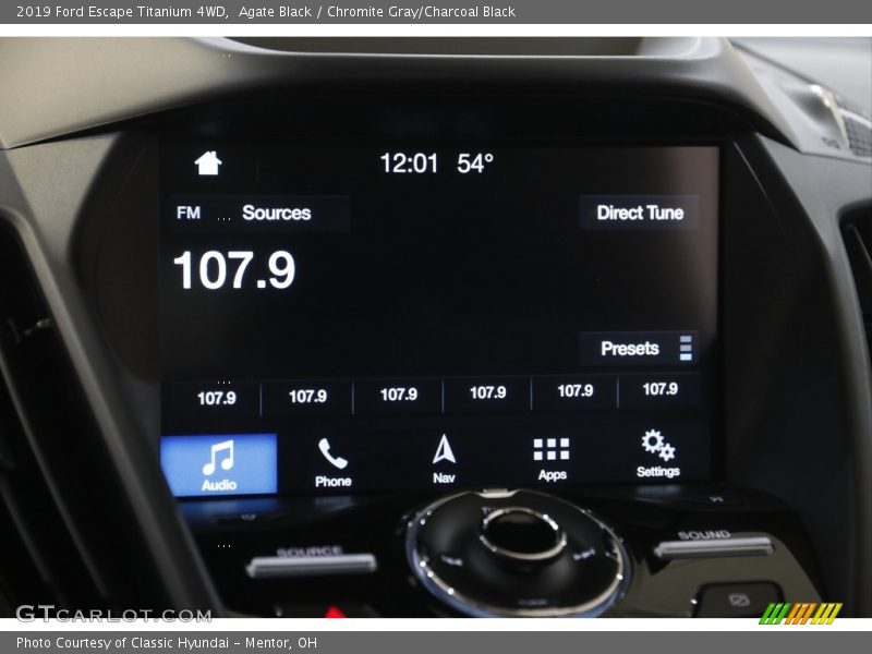 Agate Black / Chromite Gray/Charcoal Black 2019 Ford Escape Titanium 4WD