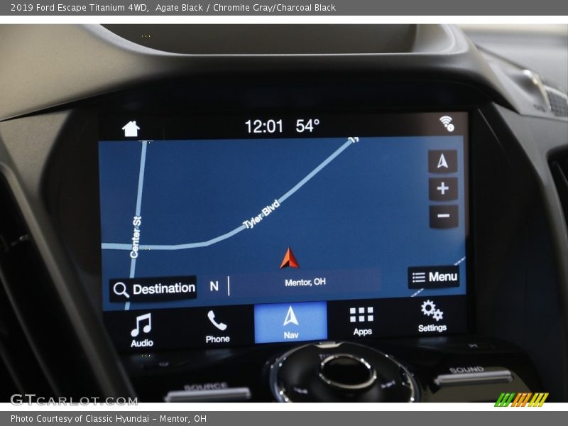 Agate Black / Chromite Gray/Charcoal Black 2019 Ford Escape Titanium 4WD