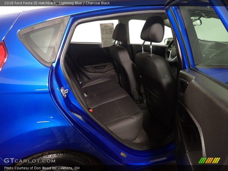 Lightning Blue / Charcoal Black 2018 Ford Fiesta SE Hatchback