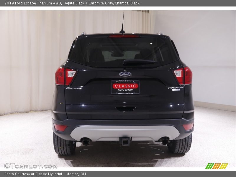 Agate Black / Chromite Gray/Charcoal Black 2019 Ford Escape Titanium 4WD