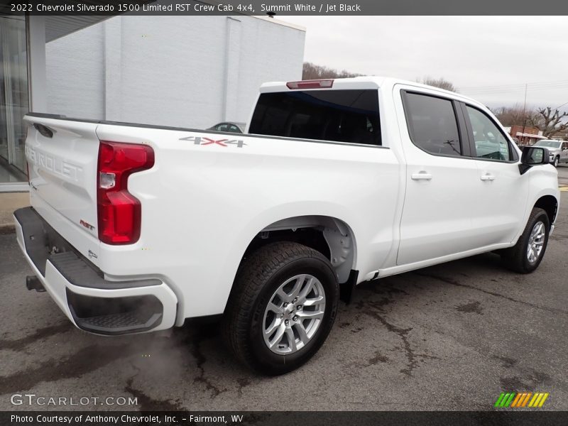 Summit White / Jet Black 2022 Chevrolet Silverado 1500 Limited RST Crew Cab 4x4