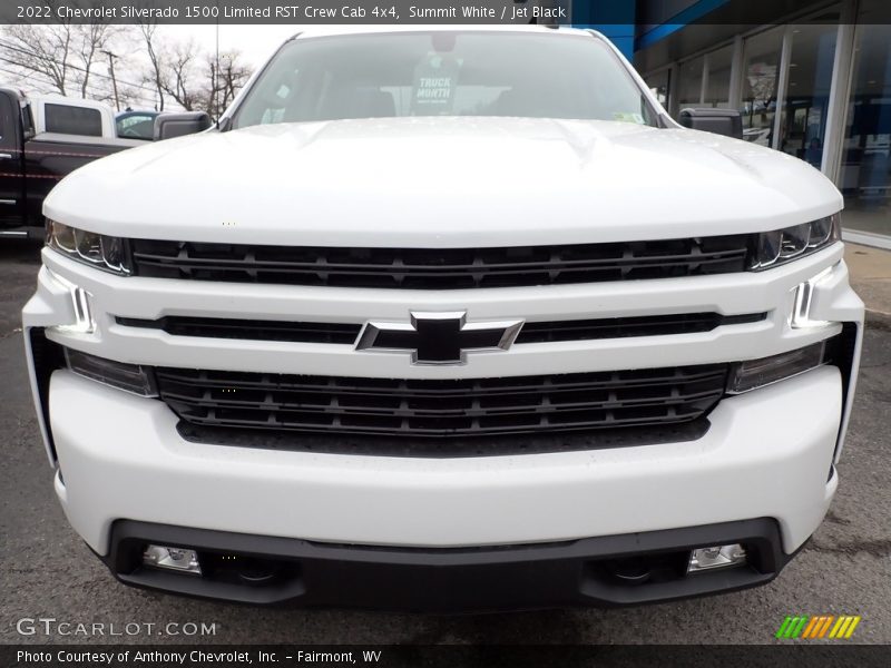 Summit White / Jet Black 2022 Chevrolet Silverado 1500 Limited RST Crew Cab 4x4