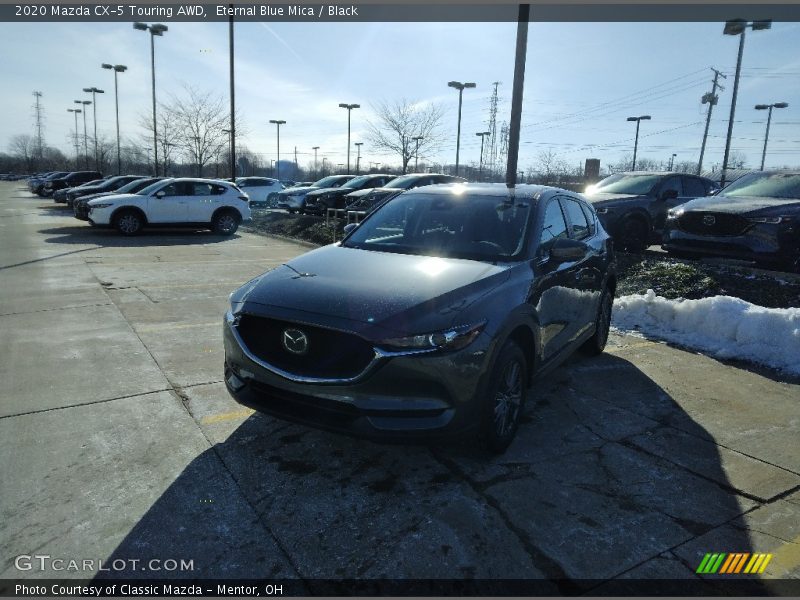Eternal Blue Mica / Black 2020 Mazda CX-5 Touring AWD