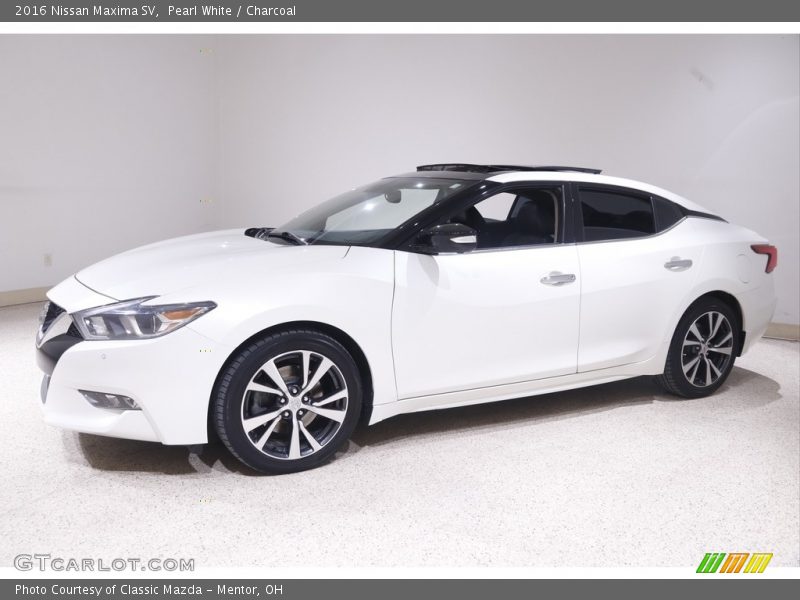 Pearl White / Charcoal 2016 Nissan Maxima SV