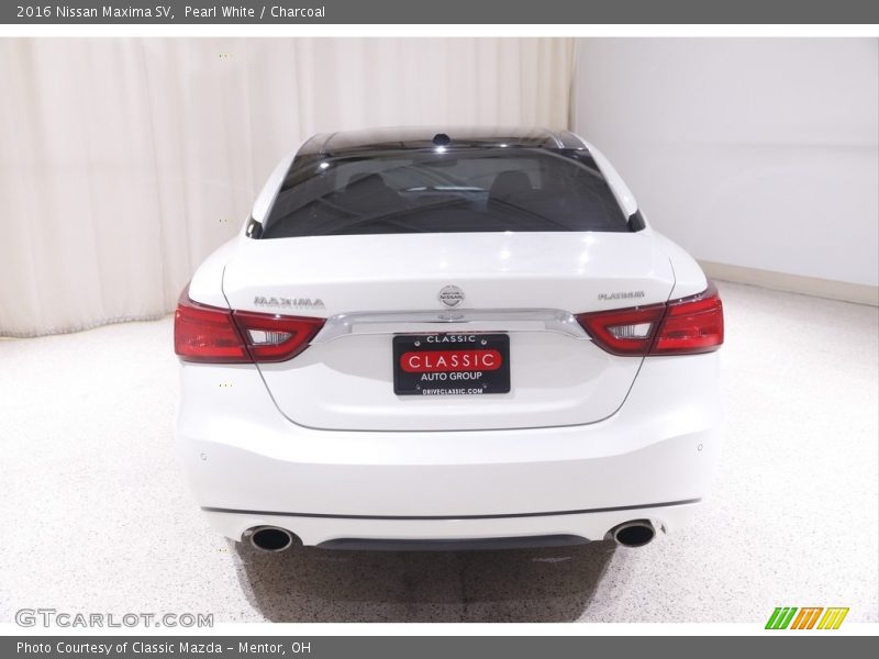 Pearl White / Charcoal 2016 Nissan Maxima SV