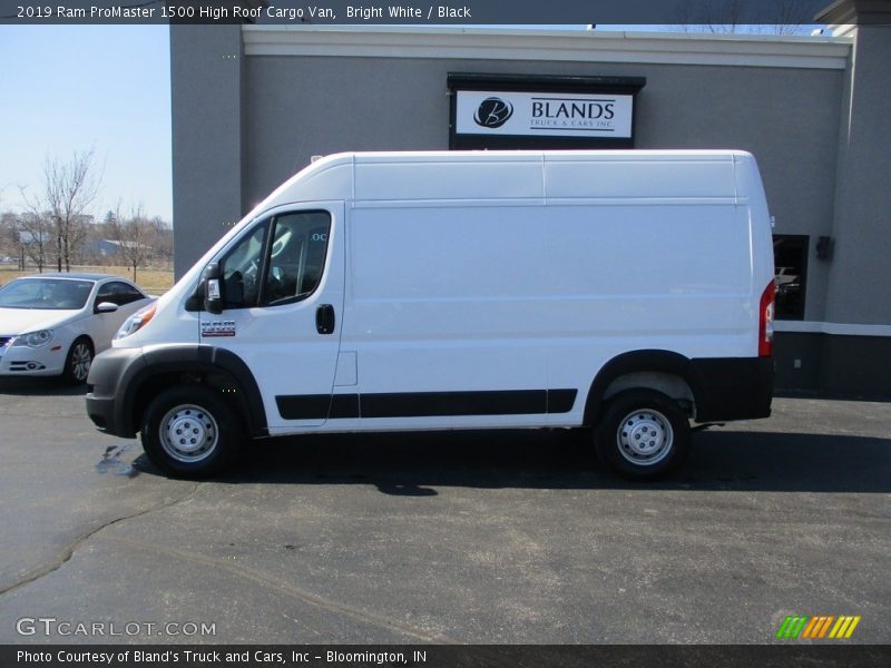Bright White / Black 2019 Ram ProMaster 1500 High Roof Cargo Van