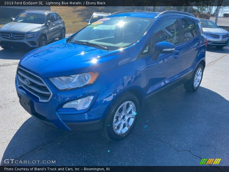 Lightning Blue Metallic / Ebony Black 2019 Ford EcoSport SE