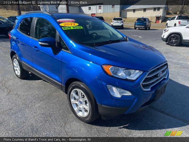 Lightning Blue Metallic / Ebony Black 2019 Ford EcoSport SE