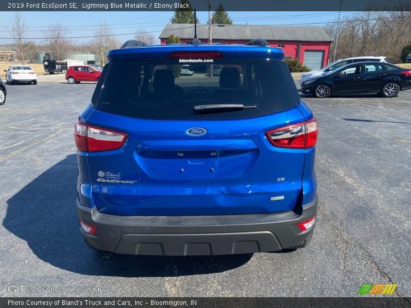Lightning Blue Metallic / Ebony Black 2019 Ford EcoSport SE
