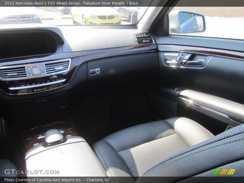 Palladium Silver Metallic / Black 2013 Mercedes-Benz S 550 4Matic Sedan
