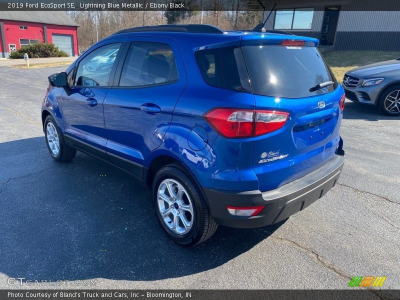 Lightning Blue Metallic / Ebony Black 2019 Ford EcoSport SE