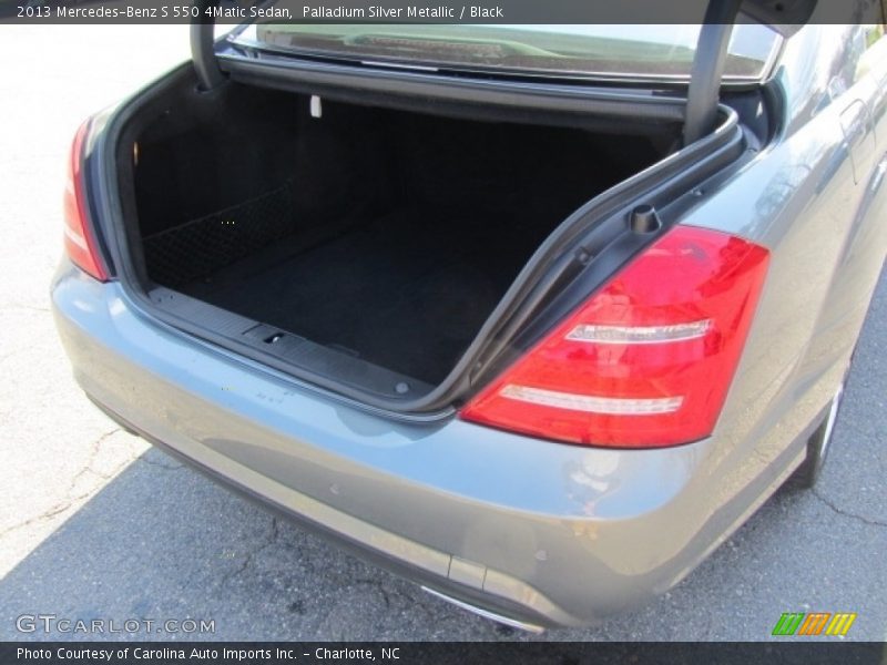 Palladium Silver Metallic / Black 2013 Mercedes-Benz S 550 4Matic Sedan