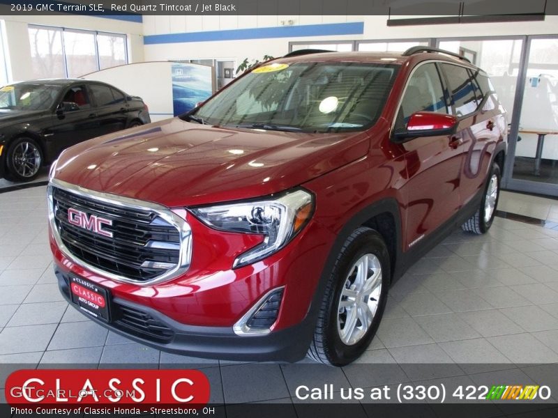 Red Quartz Tintcoat / Jet Black 2019 GMC Terrain SLE