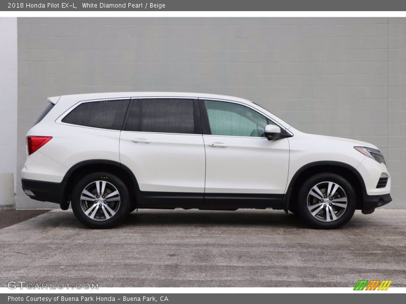  2018 Pilot EX-L White Diamond Pearl