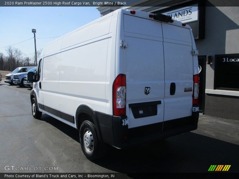 Bright White / Black 2020 Ram ProMaster 2500 High Roof Cargo Van