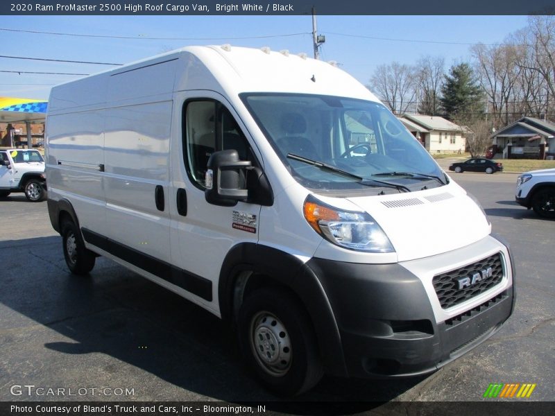 Bright White / Black 2020 Ram ProMaster 2500 High Roof Cargo Van