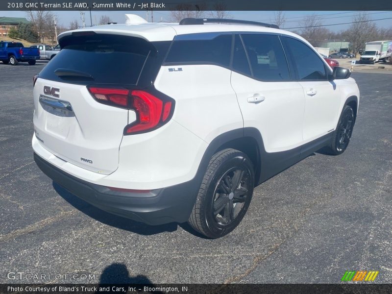 Summit White / ­Jet Black 2018 GMC Terrain SLE AWD